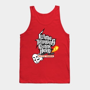 Flamethrowing Gitar Hero Tank Top